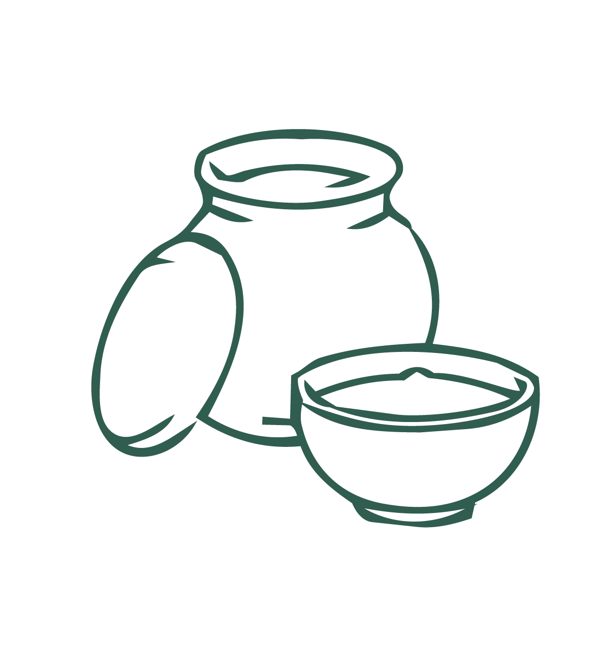 Curd in clay, illustration 3 of 7 from the Just Pure method module
